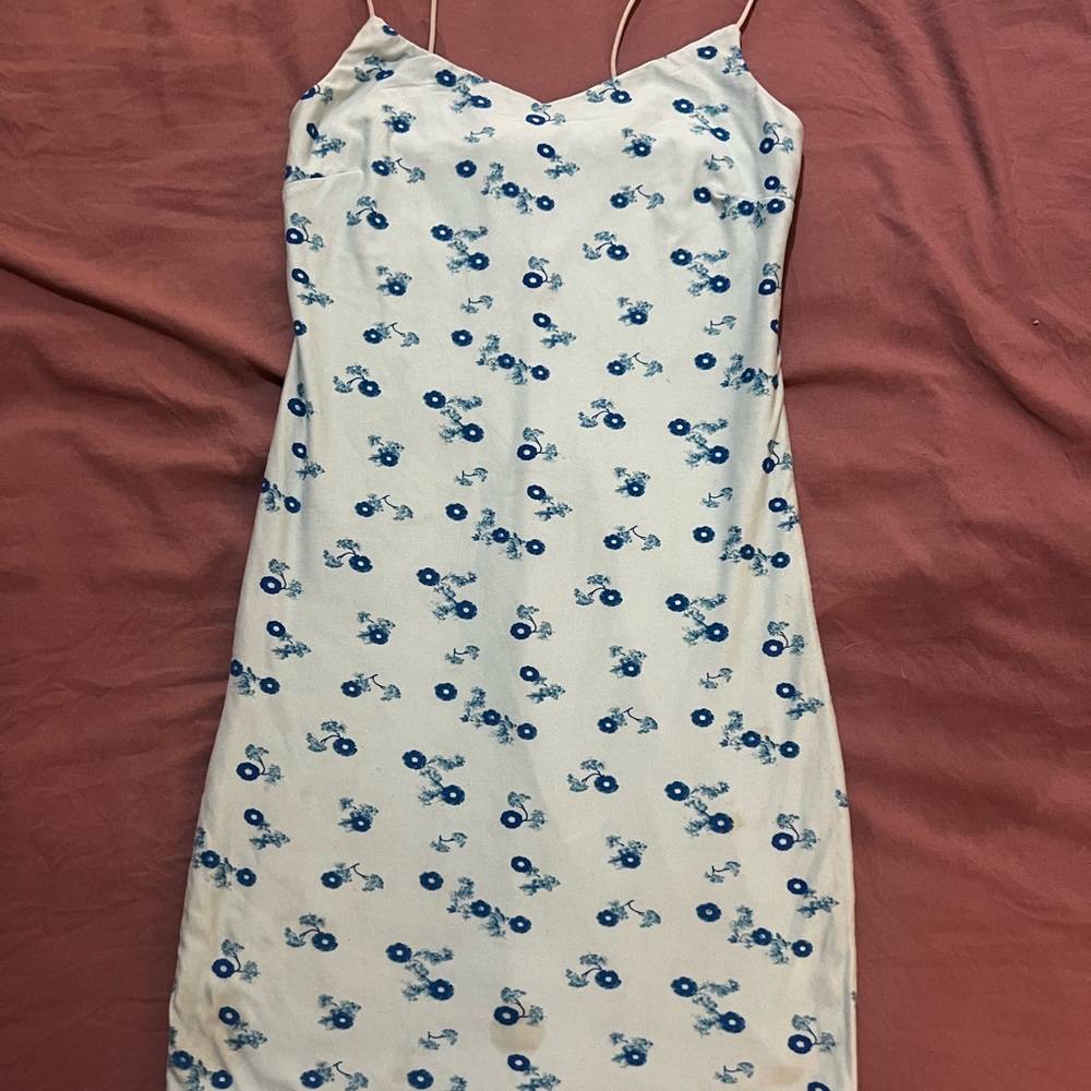 Floral Spaghetti Strap Dress